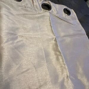 Elegant Cream Grommet Curtain Panels